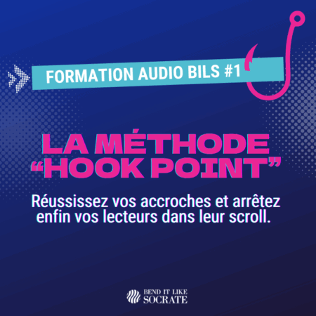 formation audio : réussir ses accroches linkedin (méthode hook point)