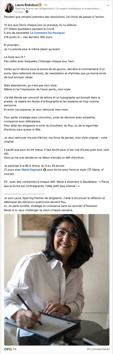 Publication LinkedIn BILS Arena