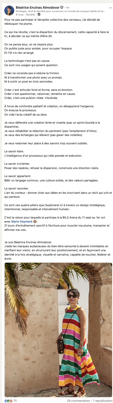 Publication LinkedIn BILS Arena