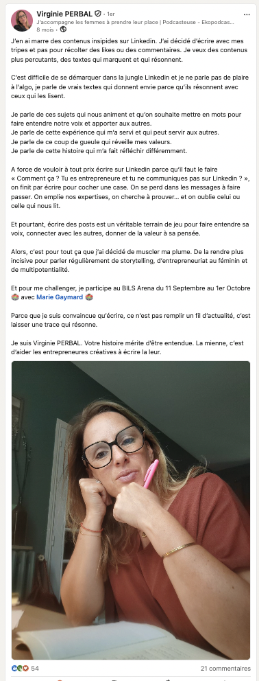 Publication LinkedIn BILS Arena