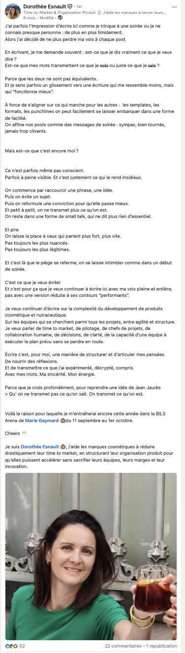 Publication LinkedIn BILS Arena