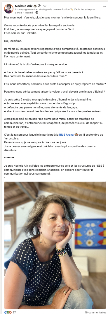 Publication LinkedIn BILS Arena