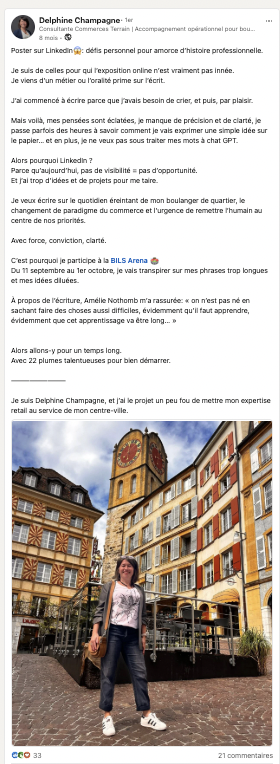 Publication LinkedIn BILS Arena