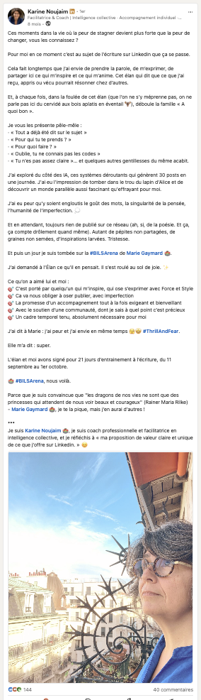Publication LinkedIn BILS Arena